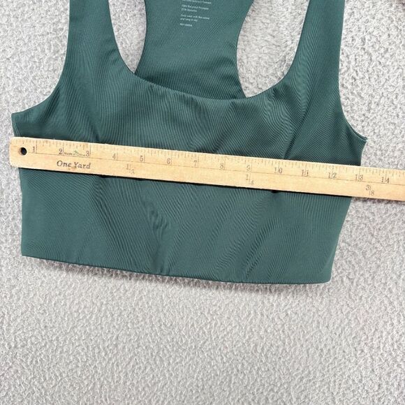 Girlfriend Collective Sports Bra Dark Green Size Small - Picture 4 of 11